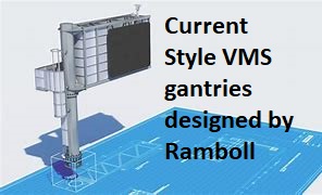 New style gantry designed by Ramboll