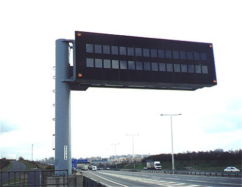 Vehicle Matrix Sign Motorway Gantry